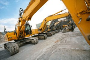 Fleet of Excavators